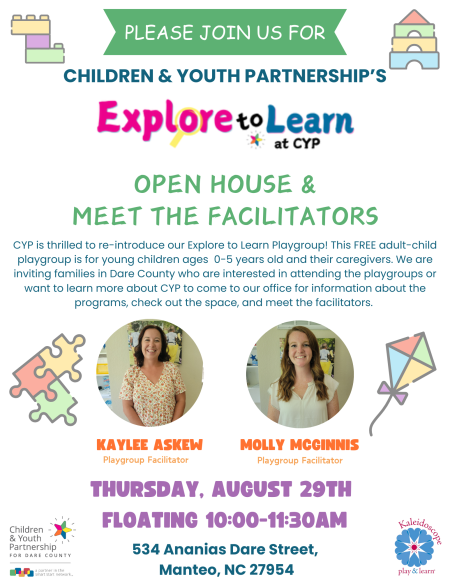 Children and Youth Partnership, Explore to Learn Open House