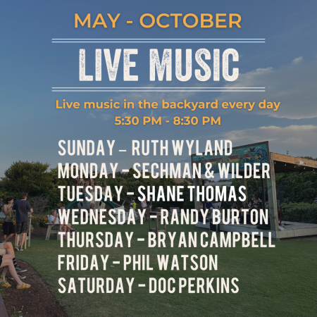 Outer Banks Brewing Station, Live Music in the Backyard