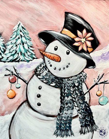 Buffalo City Distillery, "Pretty in Pink Frosty" Paint & Sip