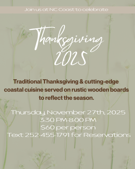 NC Coast Grill & Bar, Thanksgiving Dinner