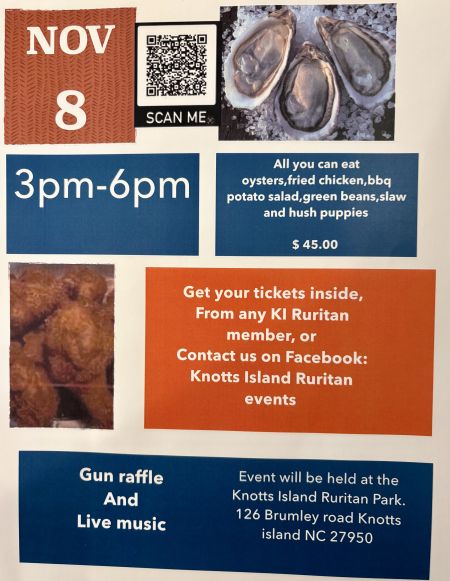 The Northern Outer Banks, Annual Knotts Island Ruritans Fall Banquet