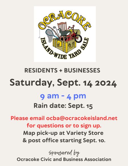 Ocracoke Civic & Business Association, Fall Island-Wide Yard Sale