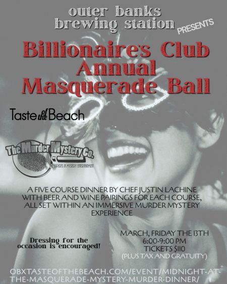 Outer Banks Brewing Station, Mystery Murder Dinner - Taste of the Beach