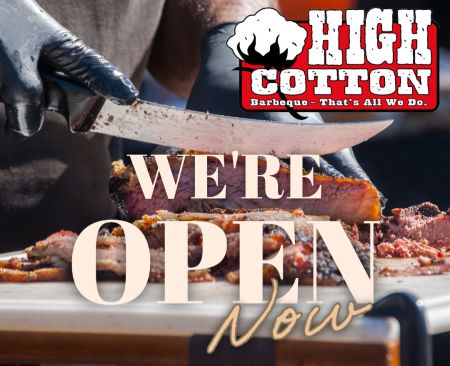 High Cotton BBQ, 2026 Season Opening Day