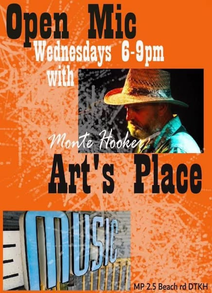 Art's Place, Open Mic Night with Monte Hooker
