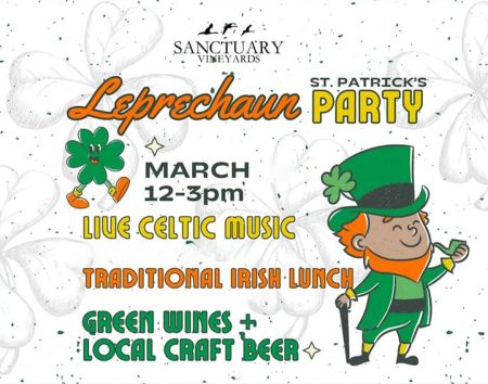 Sanctuary Vineyards, Leprechaun Party