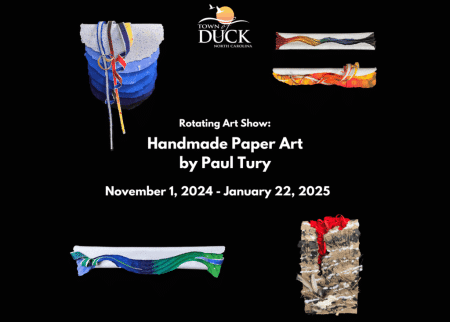 Duck Town Park, Rotating Art Show - Handmade Paper Art