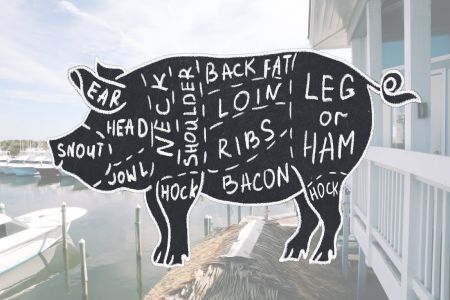 Blue Water Grill & Raw Bar, Tiki Hut Annual Pig Pickin