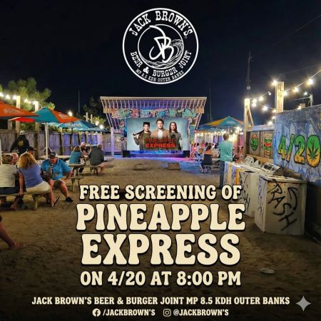 Jack Brown's Beer & Burger Joint, "Pineapple Express" in the Backyard