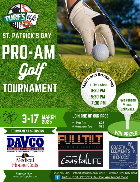 Turf's Up OBX, OBX St. Patrick's Day Pro-Am Golf Tournament