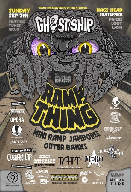 OBX Events, GHOST/SHIP’s Ramp Thing Mini Ramp Jamboree