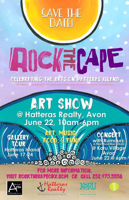 Dare County Arts Council, Rock the Cape - Hatteras Island Gallery Tour