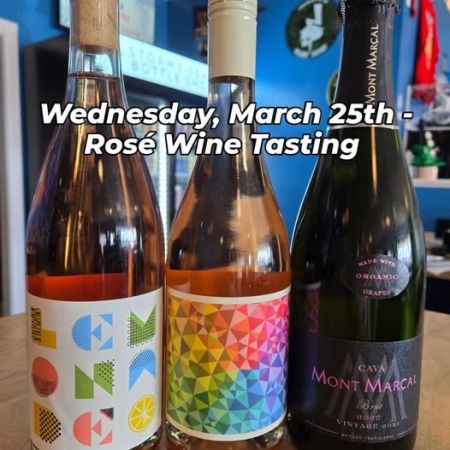 Stormy Seas Bottle Shop, Rosé Wine Tasting