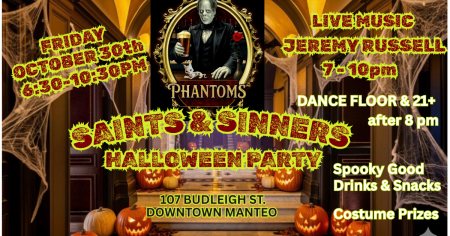 Old Tom's Beer, Wine & Provisions, Saints & Sinners Halloween Party with Jeremy Russell