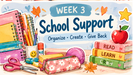 Yanna's Field Trips Co., October Gives Back: School Support Week