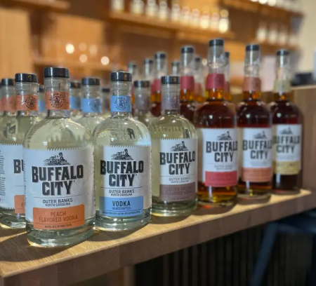 Buffalo City Distillery, Mobile Pop-Up Bar at OBX West KOA