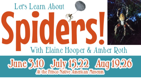 Frisco Native American Museum & Natural History Center, Let's Learn About Spiders!