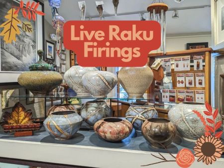 Silver Bonsai Gallery, Live Raku Firing & Shopping Specials