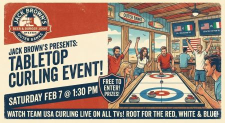 Jack Brown's Beer & Burger Joint, Tabletop Curling Tournament