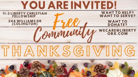 Liberty Christian Fellowship, Community Free Family Thanksgiving Celebration