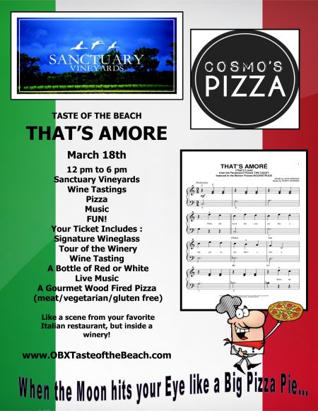 Cotton Gin, That's Amore Wine and Pizza Party!