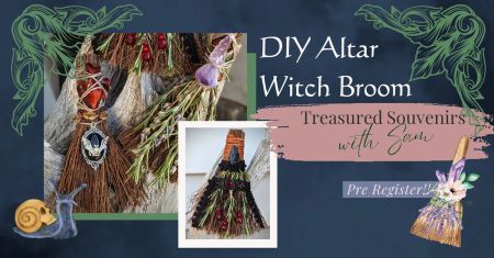 Traveler's Moon, DIY Altar Witch Broom