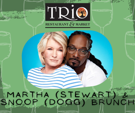 TRiO Restaurant & Market, Martha (Stewart) & Snoop (Dog) Brunch - Taste of the Beach