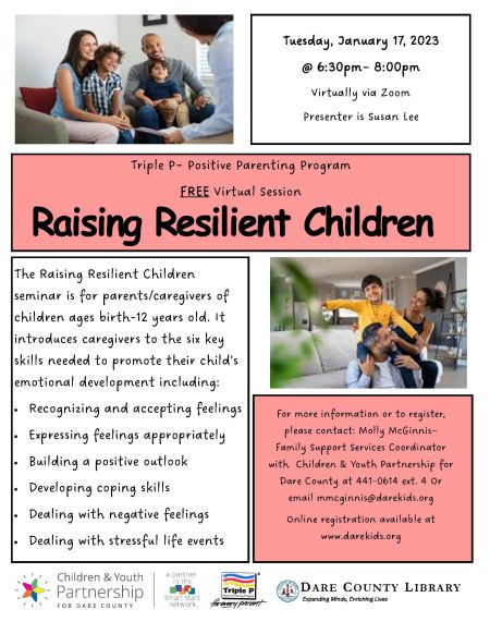Children and Youth Partnership, Triple P Seminar - Raising Resilient Children