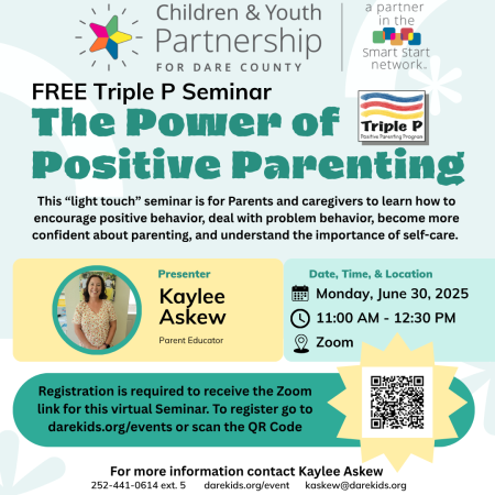 Children and Youth Partnership, Triple P Seminar: The Power of Positive Parenting
