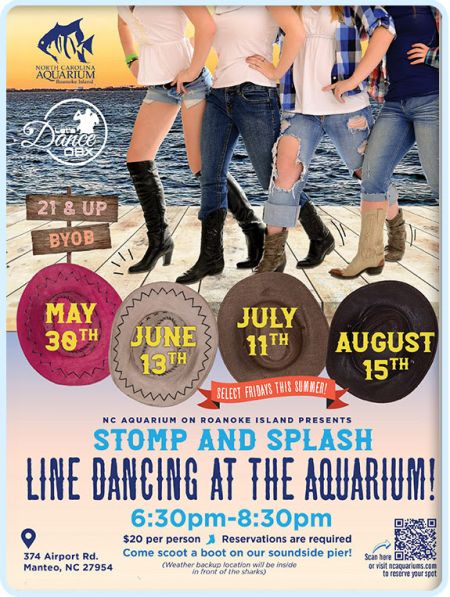 North Carolina Aquarium on Roanoke Island, Line Dancing
