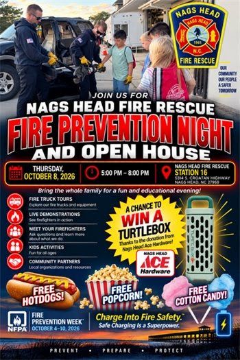 OBX Events, Fire Prevention Night Open House