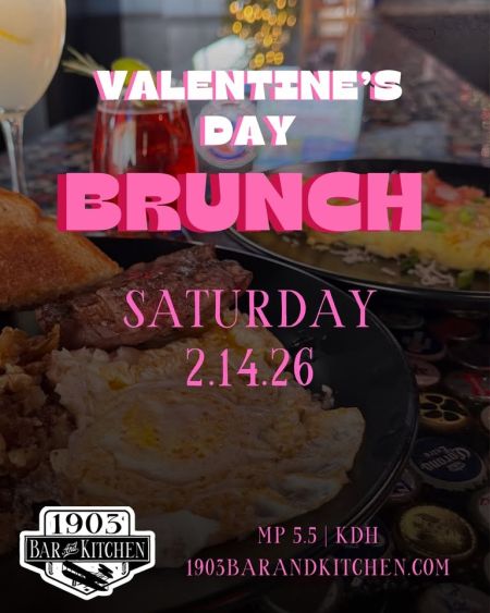 1903 Bar and Kitchen, Valentine's Day Brunch