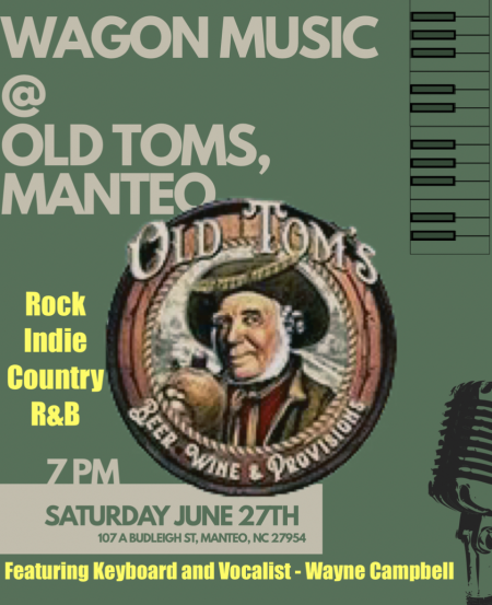Old Tom's Beer, Wine & Provisions, Live Music by Wayne Campbell