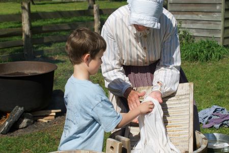 Island Farm, Wash Day