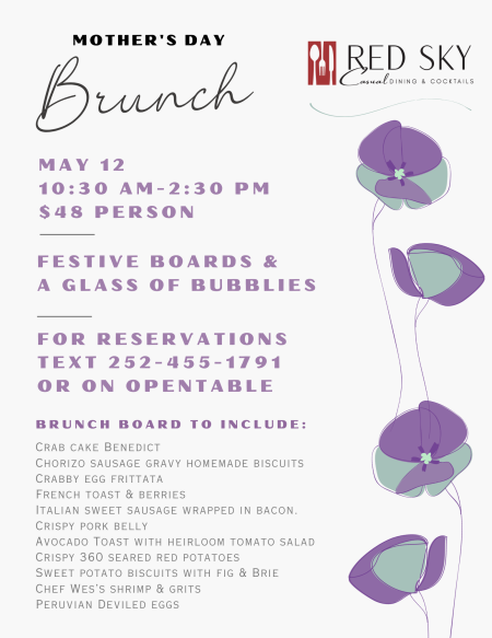 Red Sky Casual Dining & Cocktails, Mother's Day Brunch