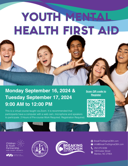 Children and Youth Partnership, Youth Mental Health First Aid