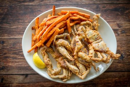 Basnight’s Lone Cedar Outer Banks Seafood Restaurant, Fried Soft Crabs