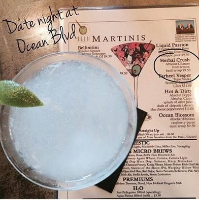 Ocean Boulevard Bistro & Martini Bar, Specialty Martinis
