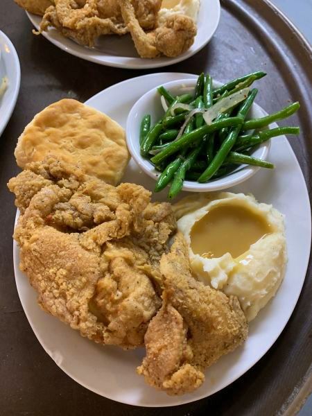 Diamond Shoals Restaurant & Sushi Bar, 1) Lunch Special: Fried Chicken Sundays