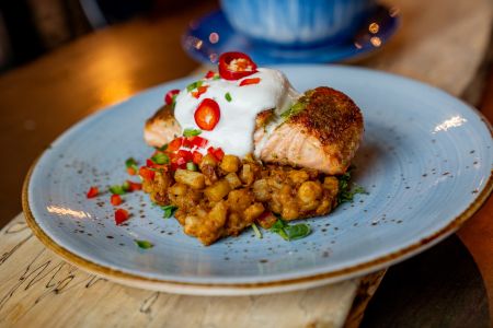 NC Coast Grill & Bar, Punjabi Salmon
