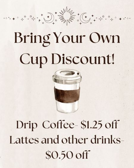 Alien Java Co., Bring Your Own Cup Discount