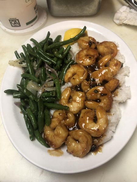 Diamond Shoals Restaurant & Sushi Bar, 2)Teriyaki Shrimp