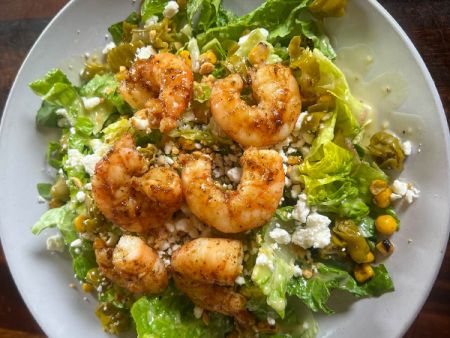TRiO Restaurant & Market, Caribbean Jerk Shrimp Salad