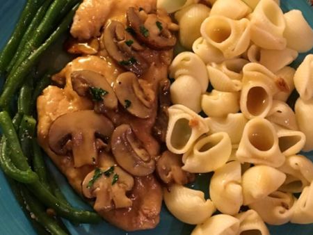 ClamBake OBX & Outer Banks Grocery Stockers, Chicken Marsala and Mushrooms