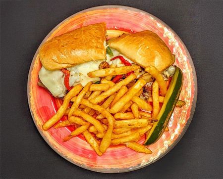 Jolly Roger Restaurant, Sliced Prime Rib Sandwich