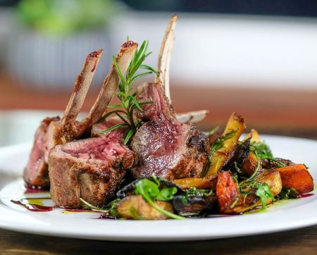 Ocean Boulevard Bistro & Martini Bar, Grilled Rack of Lamb