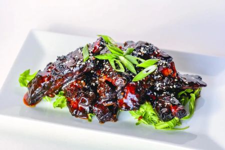 Sundogs Raw Bar & Grill, Crispy Asian Style BBQ Sticky Ribs