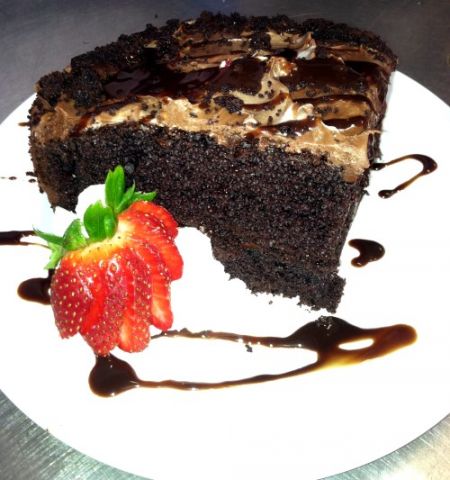 Open Water Grill: Hatteras Restaurant Avon NC, World's Ugliest Chocolate Cake