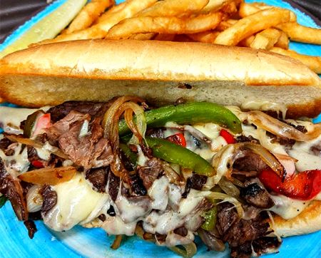 Jolly Roger Restaurant, Philly Cheesesteak
