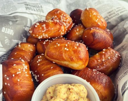 McGrath's Burger Shack, Beer Cheese and Pretzels